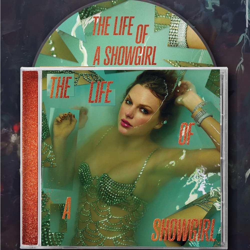 Taylor Swift CD with Green and Red Cover